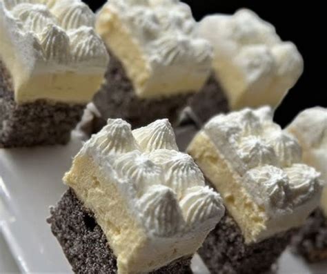 Hotový makový krémeš