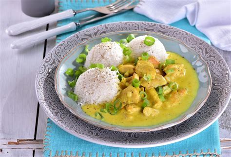 Servírované kuracie kari