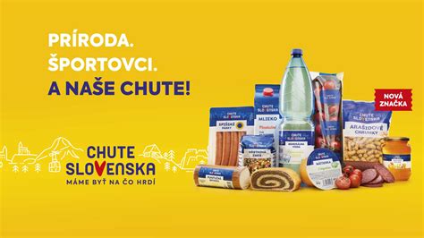 Produkty značky Chute Slovenska v obchode