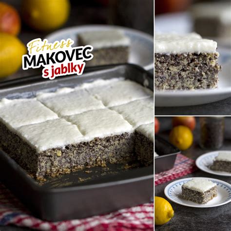 Upečený makovec na plechu s polevou