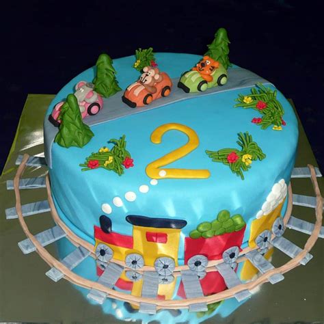 Ukážka torty s motívom auta pre chlapca