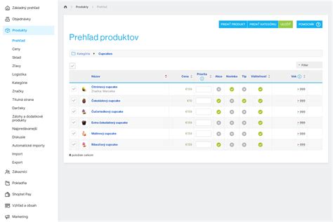 Screenshot z e-shopu slovenskej mäsovýroby