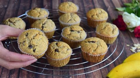 Zdravé banánové muffiny
