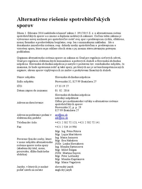 Schéma krokov riešenia susedských sporov