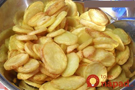 recept na klasické zemiakové lupienky