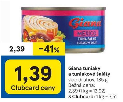 tuniakové produkty v obchode