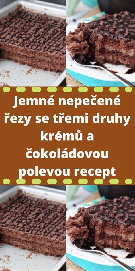 Rôzne druhy dezertov s čokoládovou polevou