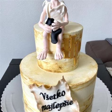moderná torta s osobným venovaním