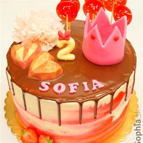 Torta pre dievčatko s korunkou