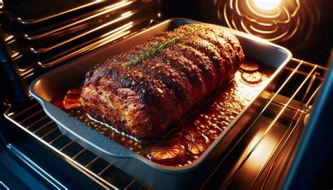 Baranina v rúre počas pečenia