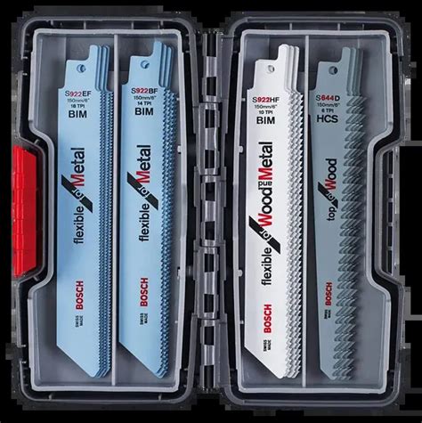 Rôzne typy pílových listov Bosch