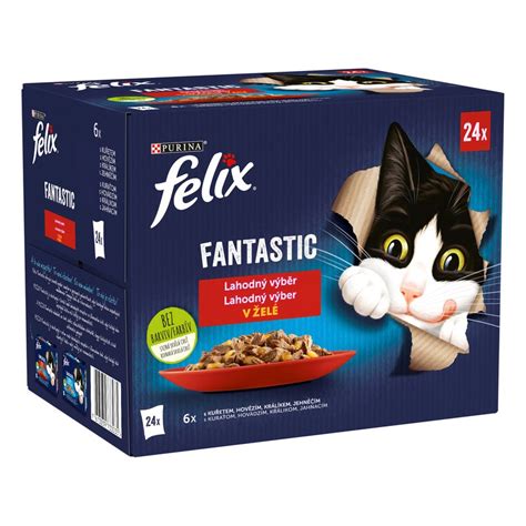Obrázok s rôznymi príchuťami krmiva Felix Fantastic