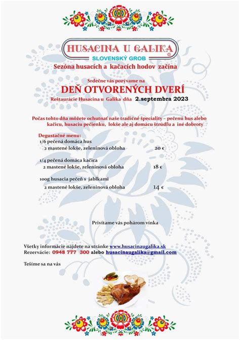tradičné slovenské husacie hody s lokšami