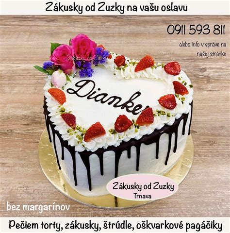 Ukážka torty zdobenej práškovými farbami