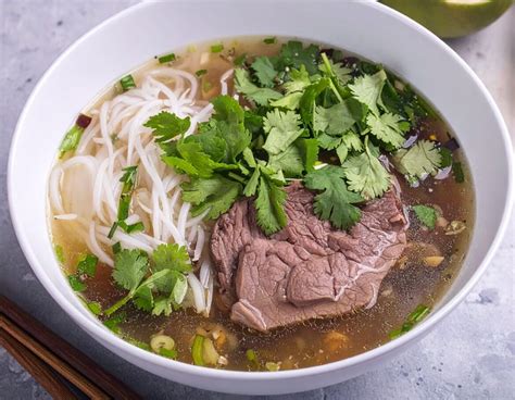 Tradičné vietnamské jedlo Pho Bo