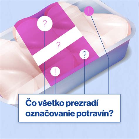 Označenie alergénov na obale produktu