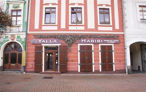 Exteriér reštaurácie U Anjelov v Banskej Bystrici
