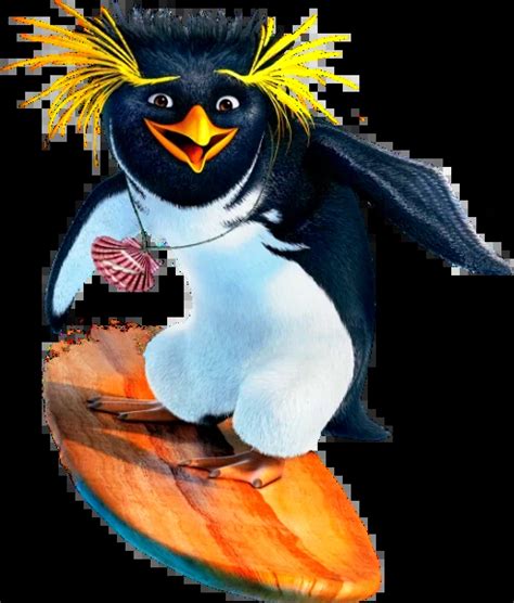 Tučniak Cody Maverick na surfe