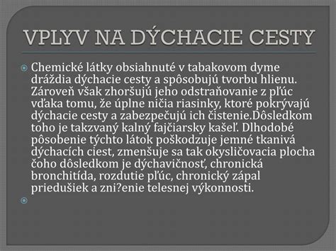 Ligustrazín a jeho vplyv na dýchacie cesty