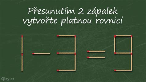 Hlavolam so zápalkami