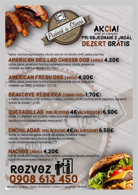 Koláž fotografií rôznych jedál z Dunajskej Stredy (pizza, burger, kebab, denné menu)