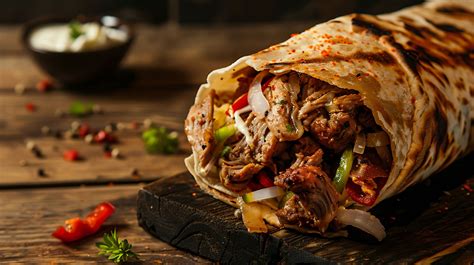 Obrázok rôznych druhov kebabu (döner, šiš, dürüm)