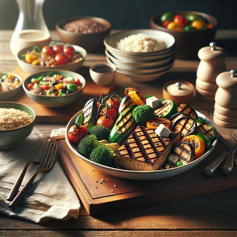 Vegánska vegepinja s tofu a grilovanou zeleninou