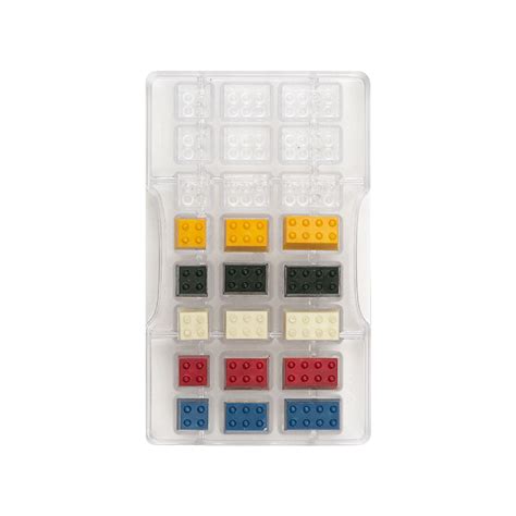 Silikónové formičky na čokoládové Lego kocky