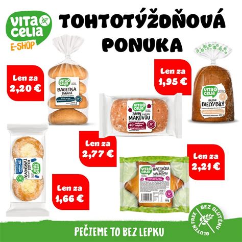 Balenie bezlepkových výrobkov Vitacelia