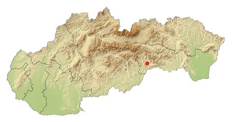Mapa Slovenského raja s vyznačenými zbernými miestami