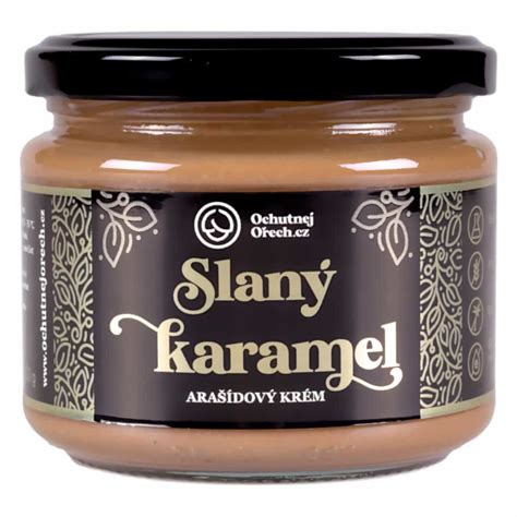 Sladký a krémový slaný karamel