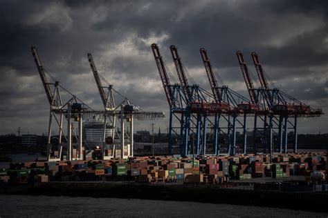 Kontajnerové žeriavy v prístave Hamburg