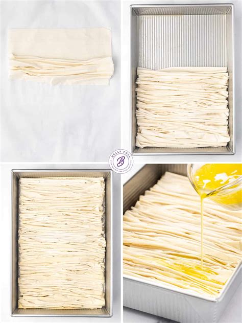 Schéma náhrady phyllo košíčkov phyllo cestom