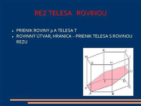 Definícia rezu telesa s ilustráciou