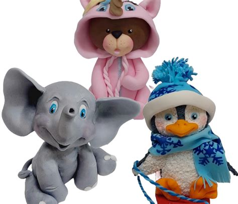 Proces modelovania zvierat z fondánu