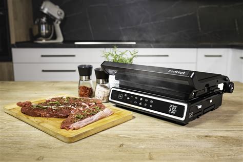 Kontaktný gril v prevádzke