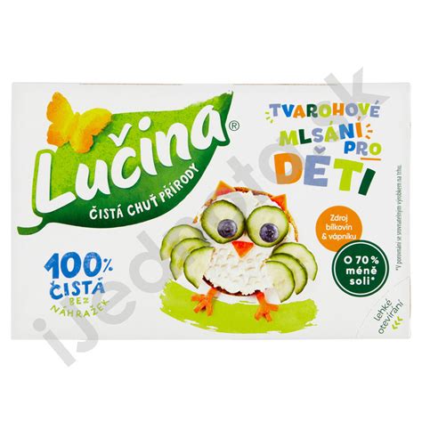 balenie syra Lučina pre deti so šiestimi kockami