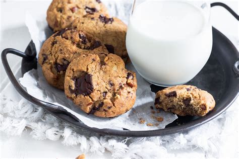 cookies s tahini a čokoládou