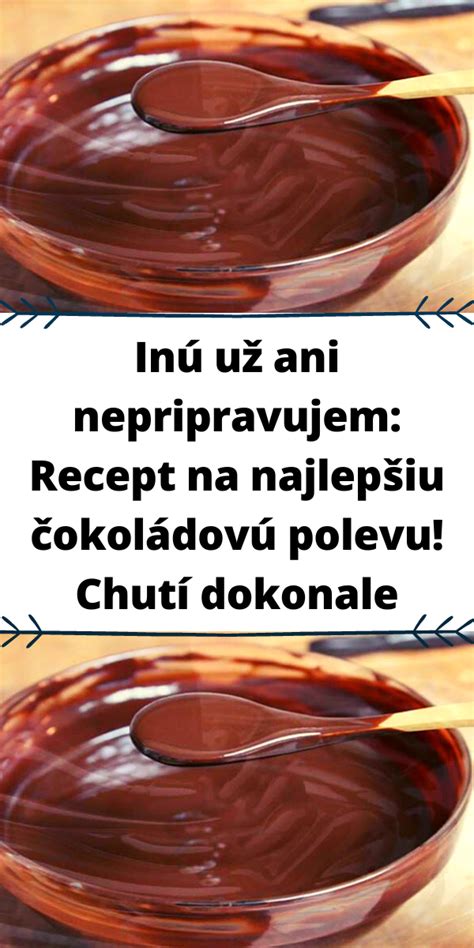 Základné ingrediencie na čokoládovú polevu