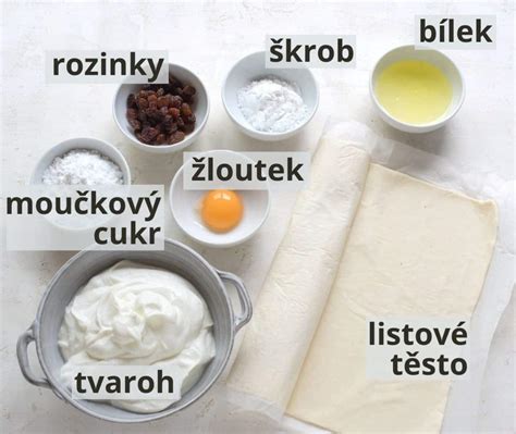 Suroviny na šľahačkový závin