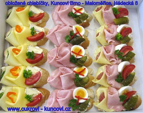 Základné suroviny na obložené chlebíčky