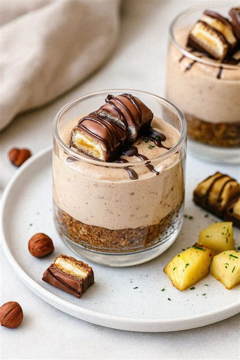 Nepečený Kinder Cheesecake s vrstvenou štruktúrou