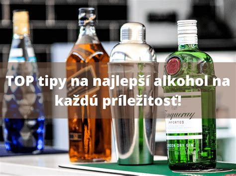 Fľaše rôznych druhov tvrdého alkoholu
