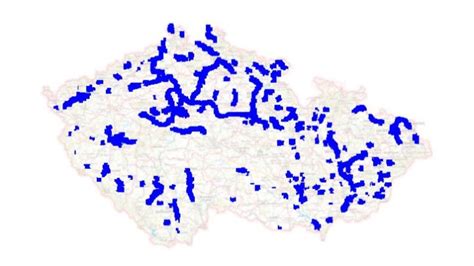 Mapa doručovacích oblastí a cien poštovného