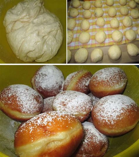 čerstvo upečené domáce šišky posypané cukrom