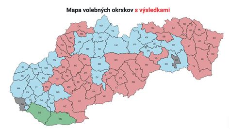 Mapa volebných obvodov Handlovej
