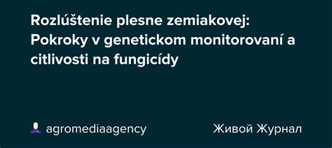 Graf signalizácie plesne zemiakovej