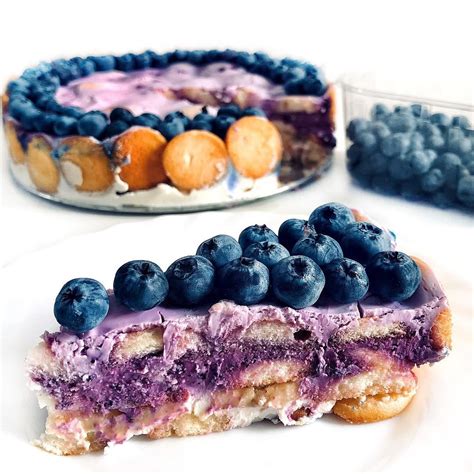 Čučoriedkový krém v torte