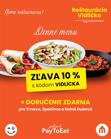 Tabuľka s denným menu reštaurácie