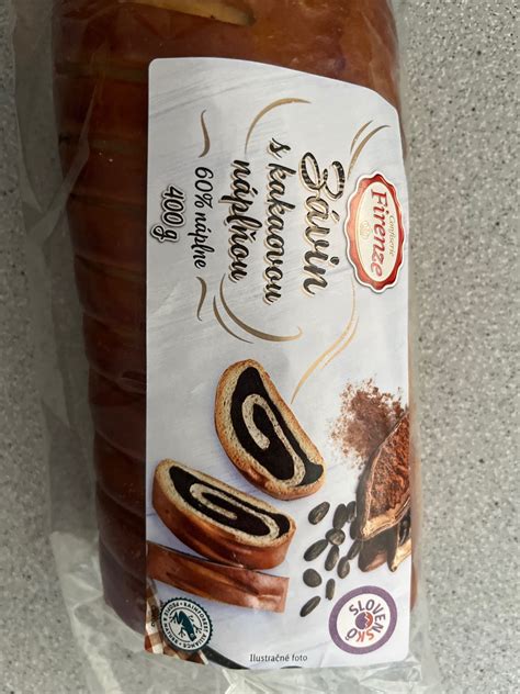 Závin s kakaovou náplňou